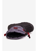 Dětské sněhule na zip Big Star SS374031 Šedo-černé Dětské sněhule na zip Big Star SS374031 Šedo-černé