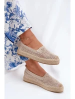 Dámské espadrilly na platformě Vinceza – béžové Dámské espadrilly na platformě Vinceza – béžové
