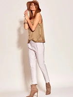 Dámské kalhoty se širokým pasem ctb0071 - FPrice