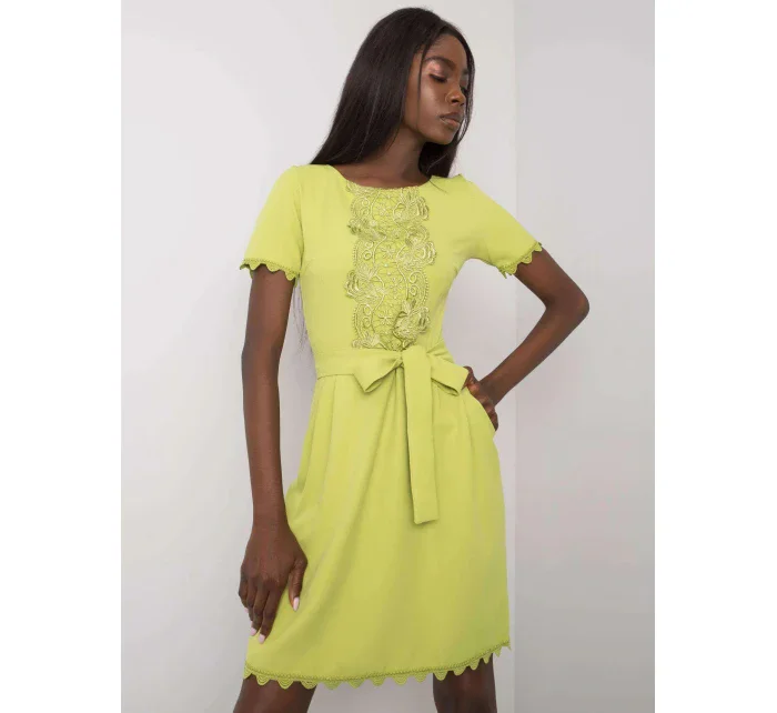 Dámské šaty LK SK model 18465323 světle zelená - FPrice