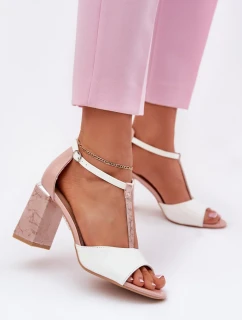Sandály na podpatku  model 213007 Step in style