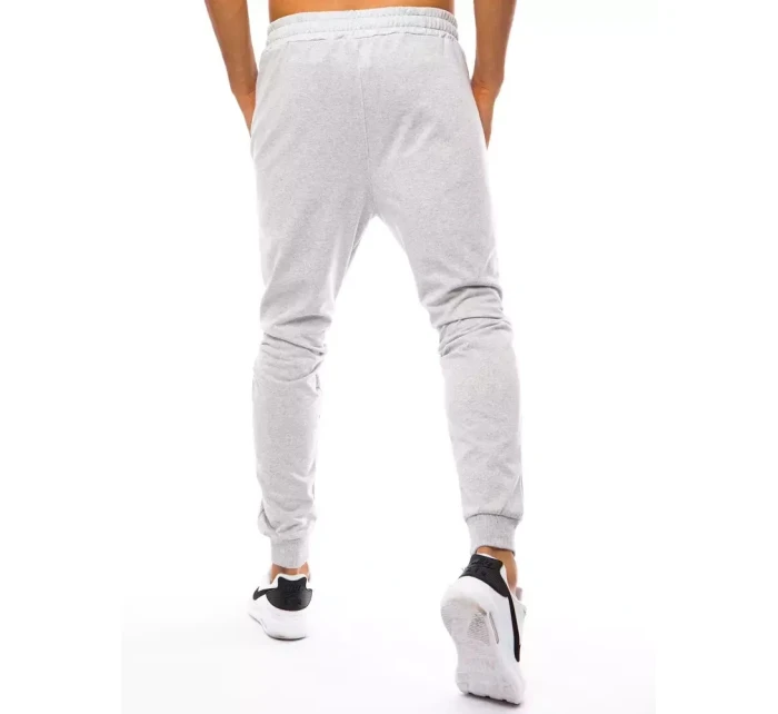 Pánské šedé teplákové kalhoty model 21963203 - Dstreet