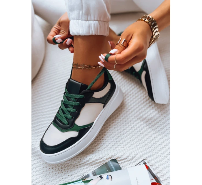 Dámské tenisky MEILA black-green FashionStreet ZY0322