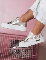 Dámské tenisky na platformě silver Dstreet model 21983993 - FashionStreet