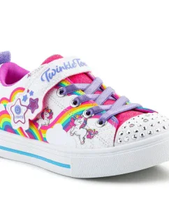 Boty Skechers Twinkle Toes S Lights Twinkle Sparks Jumpin Clouds Jr 314809L-WMLT