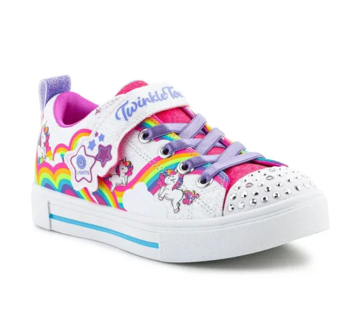 Boty Skechers Twinkle Toes S Lights Twinkle Sparks Jumpin Clouds Jr 314809L-WMLT