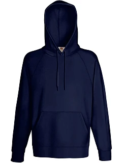 Fruit of the Loom Lightweight Hooded Sweat Pánská raglánová mikina s kapucí 16.2140 deep navy