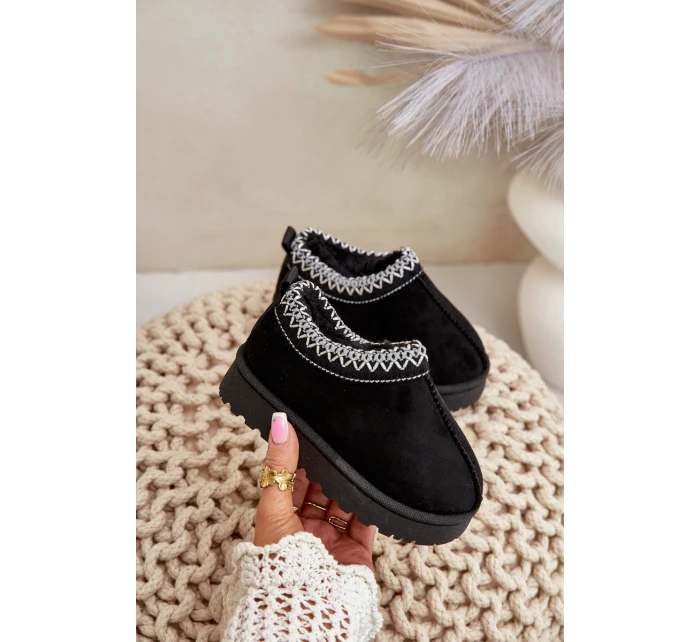 Sněhové Boty Dětské Na Platformě Zateplené Kožíškem Camel model 21672336 - Boto Sněhové Boty Dětské Na Platformě Zateplené Kožíškem Camel model 21672336 - Boto