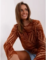 Jumper AT SW 2357.96 světle hnědá