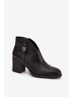 Boty na podpatku  model 218062 Step in style