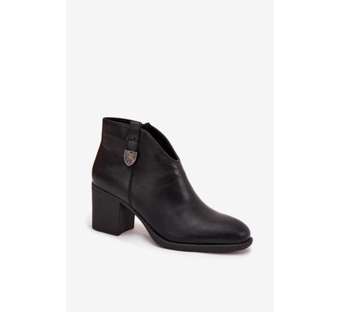 Boty na podpatku  model 218062 Step in style