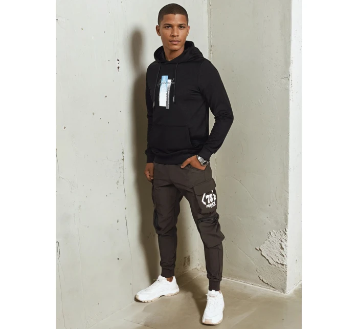 Pánská mikina s kapucí černá Dstreet model 21976168 - FashionStreet