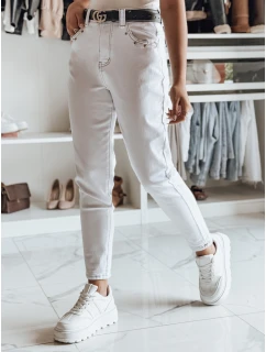 Dámské džínové kalhoty LIKEMELOO mom fit white FashionStreet UY2432
