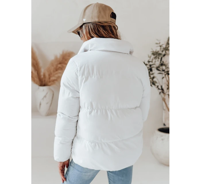 Dámská prošívaná zimní bunda LARO bílá FashionStreet TY4956