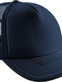 Beechfield B 645 5 panelová kšiltovka Vintage Trucker 53.0645 french navy/french navy