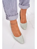 Elegantní Lodičky Na Jehlovém Podpatku Zelené model 21547425 - Boto