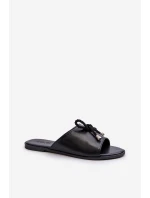 Dámské sandály z ekokože Big Star model 21653772 Černé - Big Star Shoes Dámské sandály z ekokože Big Star model 21653772 Černé - Big Star Shoes