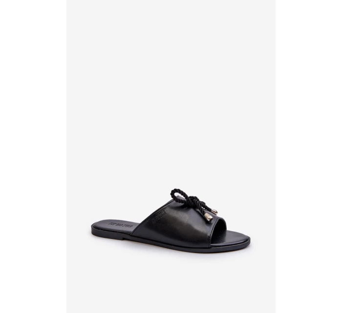 Dámské sandály z ekokože Big Star model 21653772 Černé - Big Star Shoes Dámské sandály z ekokože Big Star model 21653772 Černé - Big Star Shoes