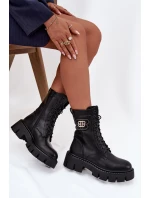 Zateplené workery dámské s ozdobou Černé model 21708949 - Boto Zateplené workery dámské s ozdobou Černé model 21708949 - Boto