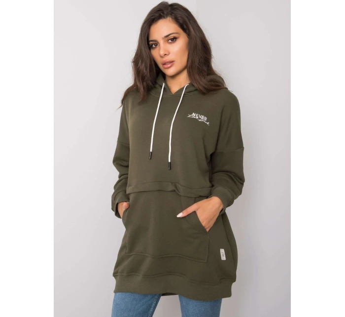 Mikina RV BL 7095.30P khaki