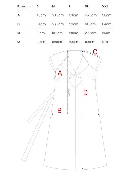 model 21154818 Šaty bez rukávů s volánkovým výstřihem pudrové - STYLOVE