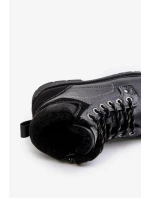 Zateplené Pánské Trapery Z Eko Kůže Černé Venredia