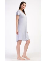 Dámská noční košile s krátkým rukávem Vločka