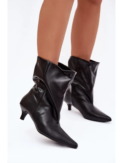 Boty na podpatku model 221935 Step in style Boty na podpatku model 221935 Step in style