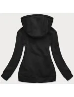 Černá dámská sportovní mikina (W03-3) Černá dámská sportovní mikina (W03-3)