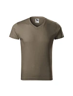 Pánské tričko slim fit M MLI-14629 hnědá - Malfini