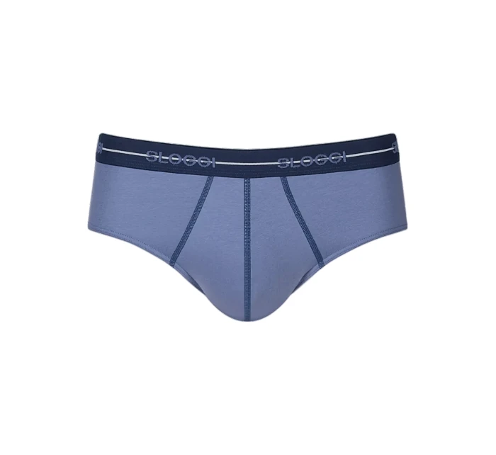 Pánské slipy Start Midi C2P box - UNKNOWN - modré V001 - SLOGGI