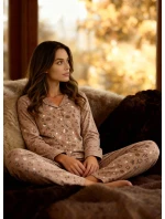 Smile 4 3XL5XL dámské rozepínací pyžamo model 21750838 - Cornette Smile 4 3XL5XL dámské rozepínací pyžamo model 21750838 - Cornette