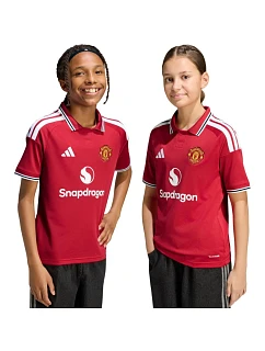 Adidas Manchester United dětský domácí dres 26/27 červená KC4796