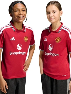 Adidas Manchester United dětský domácí dres 26/27 červená KC4796