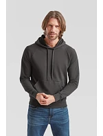 Fruit of the Loom Lightweight Hooded Sweat Pánská raglánová mikina s kapucí 16.2140 black Fruit of the Loom Lightweight Hooded Sweat Pánská raglánová mikina s kapucí 16.2140 black