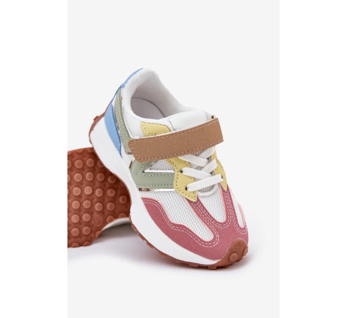 Dětské sneakersy na suchý zip multikolor Tezzu Dětské sneakersy na suchý zip multikolor Tezzu