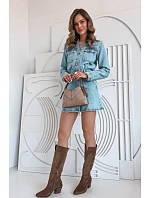 Semišové Kožené Na Podpatku  Béžové model 22031651 - Zazoo