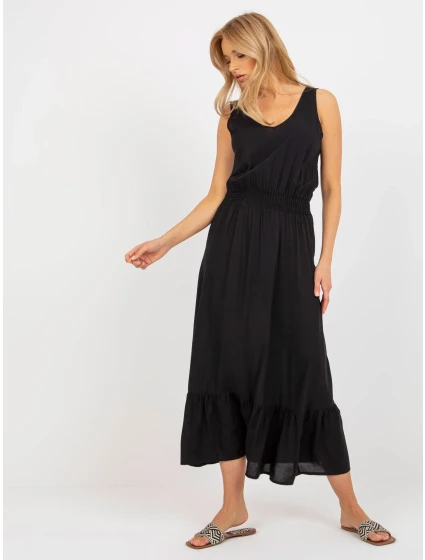Šaty model 18372001 černé - FPrice Šaty model 18372001 černé - FPrice