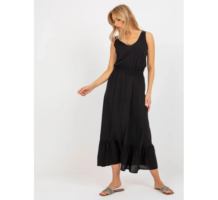 Šaty model 18372001 černé - FPrice Šaty model 18372001 černé - FPrice
