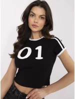 Tričko NM TS model 21003883 černobílé - FPrice Tričko NM TS model 21003883 černobílé - FPrice