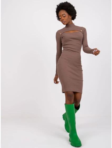 Šaty RV SK 7433.51 hnědá