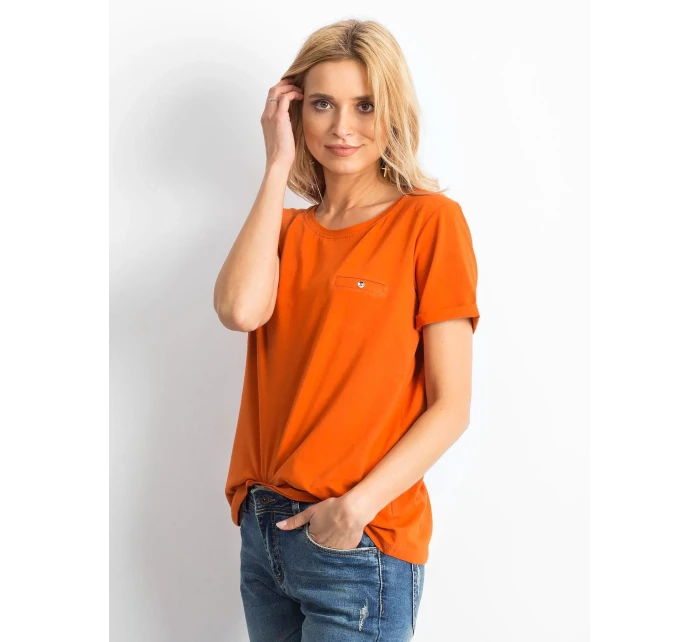 Tričko RV TS 4838.51P tmavě oranžová