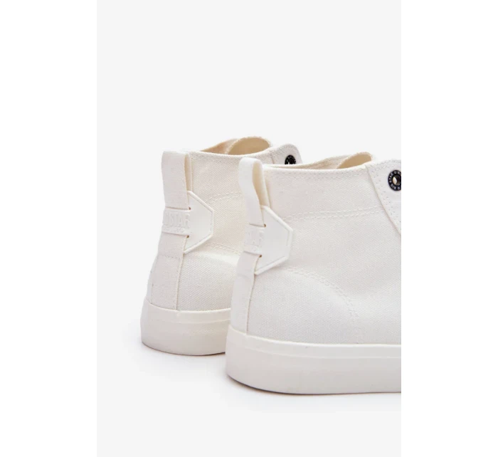 Dámské vysoké tenisky Big Star Fabric LL274445 Bílé Dámské vysoké tenisky Big Star Fabric LL274445 Bílé