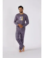 Pánské pyžamo ROY 1471 šedé - M-Max