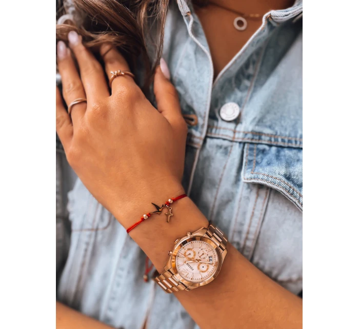 Náramek HEARTBEAT červený FashionStreet LY0075