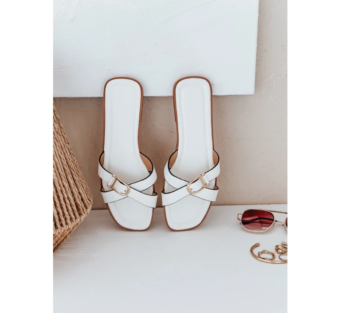 BELICCA dámské žabky bílé FashionStreet ZY0998