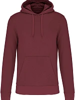 Kariban K 4027 Pánská eco-friendly mikina s kapucí 20.4027 wine