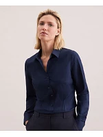 Blouse Slim LSL Halenka s dlouhým rukávem model 22501338 anthracite - Seidensticker Blouse Slim LSL Halenka s dlouhým rukávem model 22501338 anthracite - Seidensticker