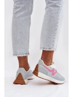 Dámské sportovní boty na platformě modré model 21919433 - Boto