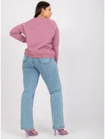 Mikina RV BL 6326.02X tmavě růžová